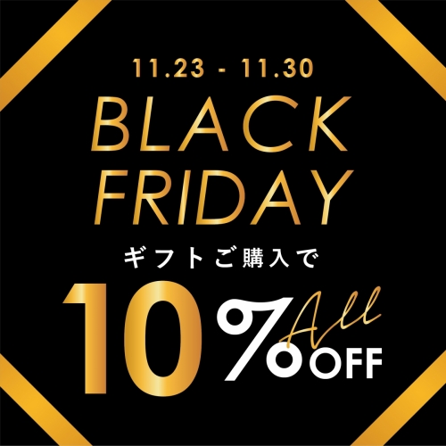 BLACK FRIDAYキャンペーン開催！