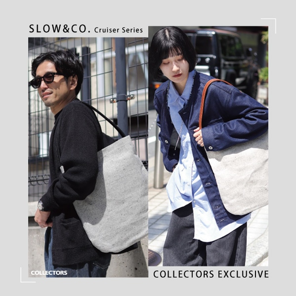 【SLOW&CO.】CruiserシリーズからCOLLECTORS別注ショルダーが登場！