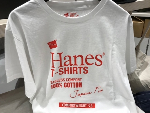 着心地バツグンHanes(ヘインズ）Tシャツあります！！